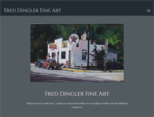 Tablet Screenshot of freddinglerartist.com